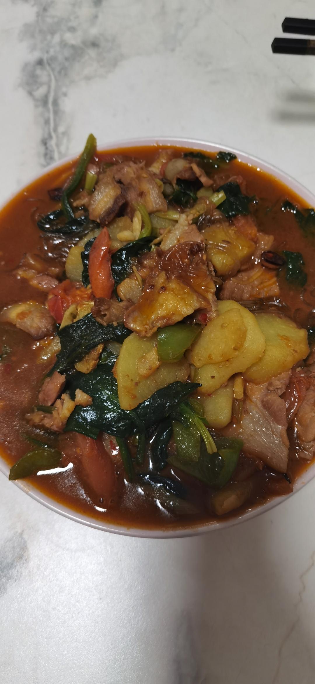 白菜炖粉条