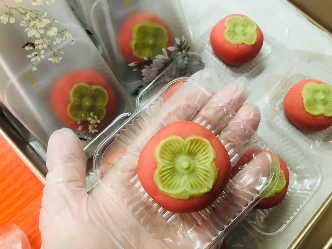 好柿糕点（桃山皮月饼）制作食谱