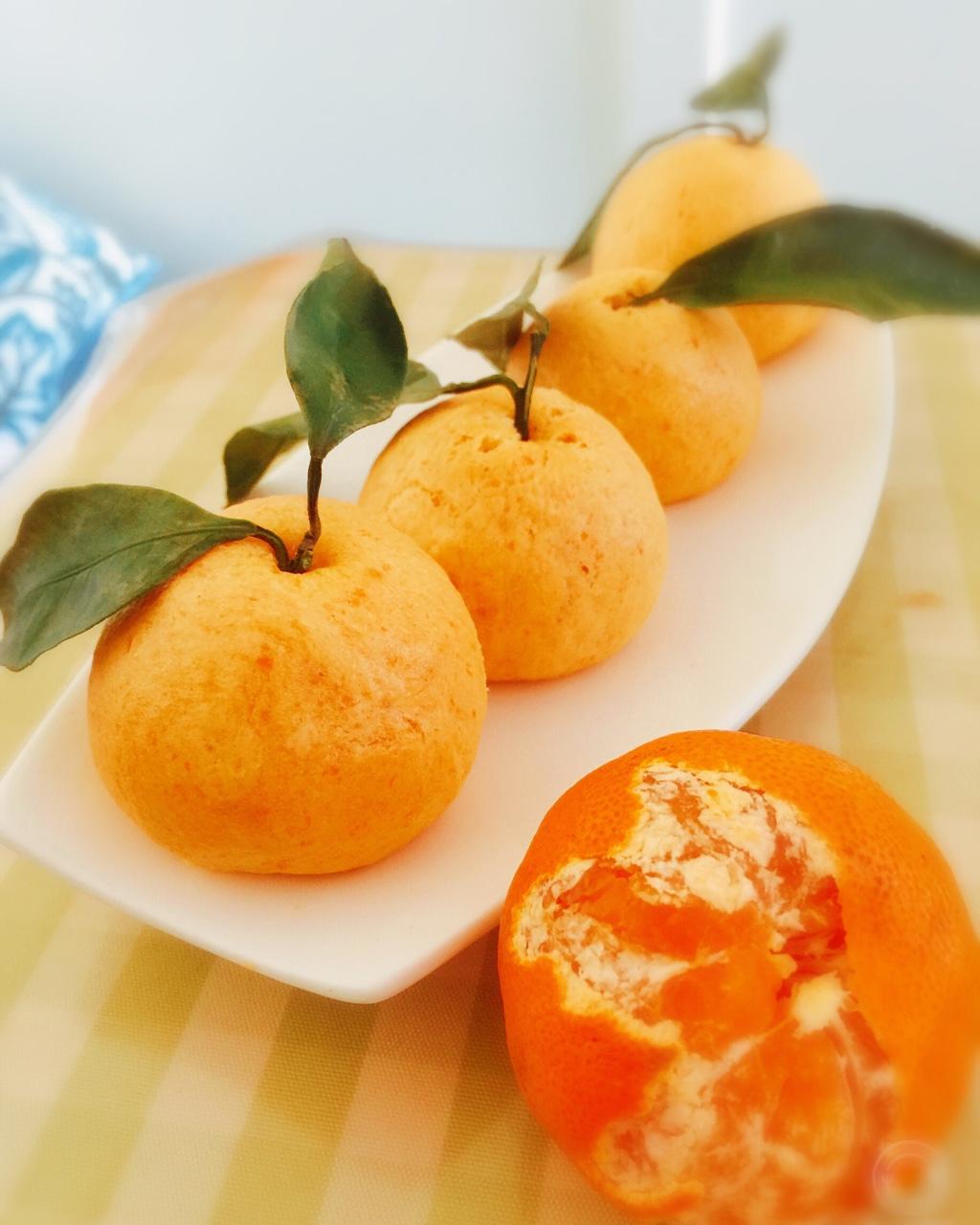 diy面食～橘子馒头