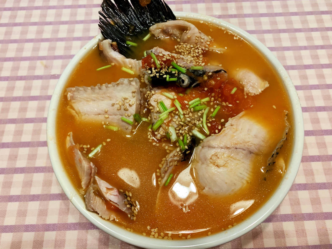美味营养的番茄鱼片汤