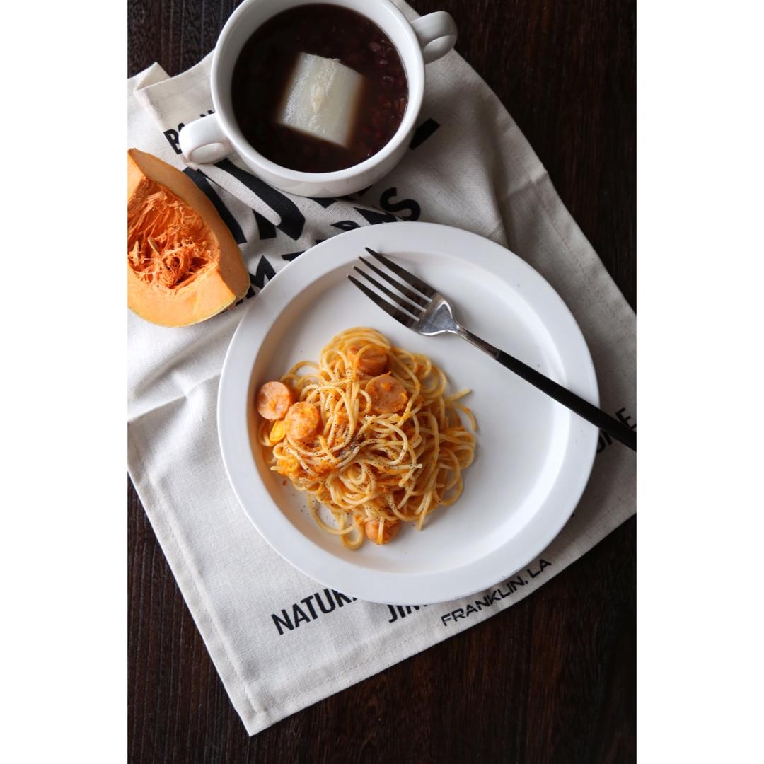 核桃南瓜意面/通心粉<全世界最简单的西餐>