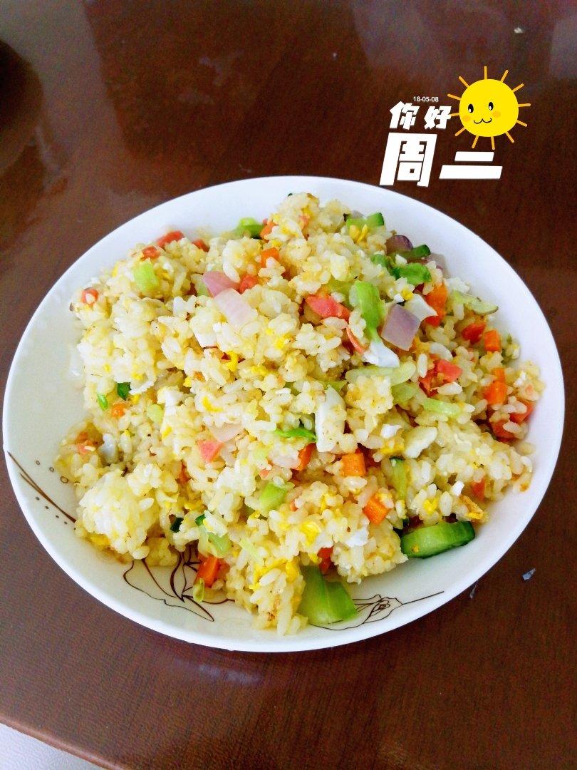 咸蛋黄炒饭
