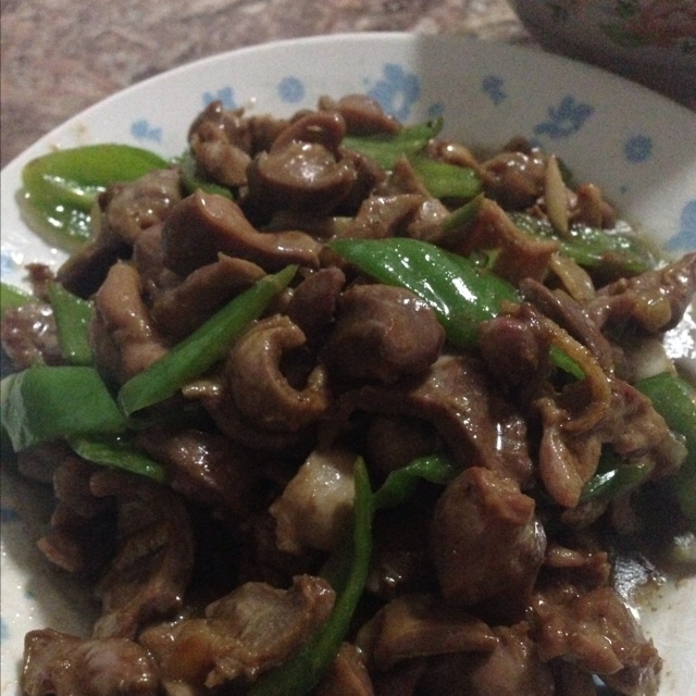 尖椒爆炒鸡胗