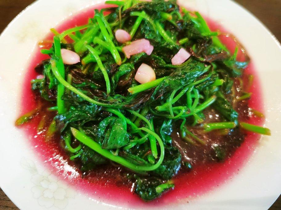 清炒苋菜【粉红的回忆】