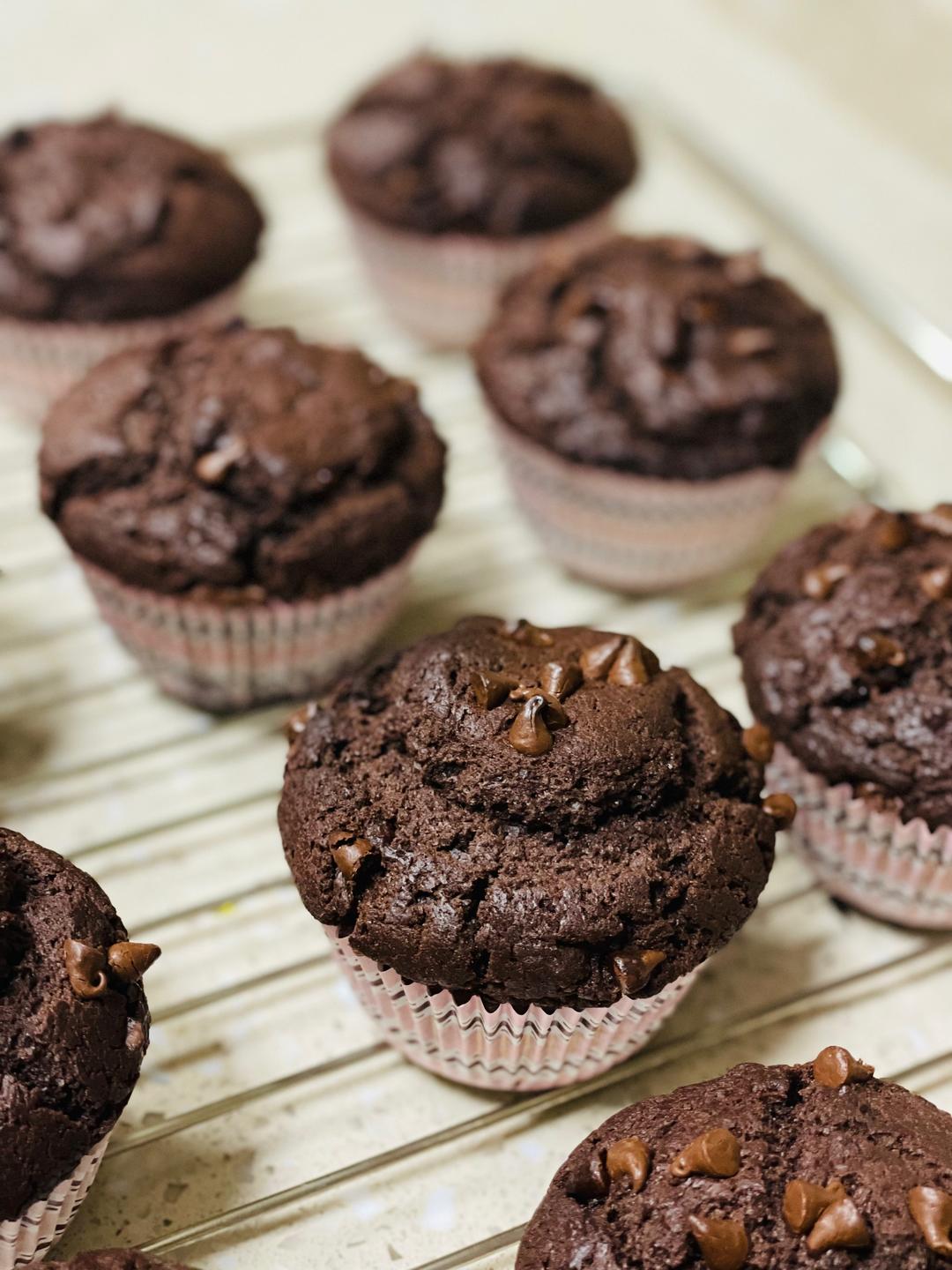 巧克力马芬的做法