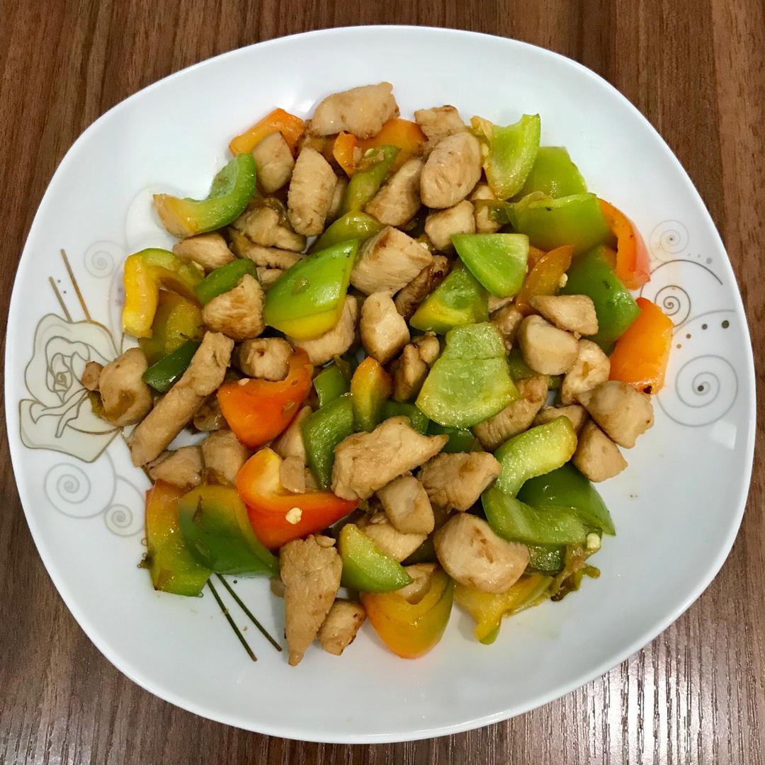 彩椒鸡丁