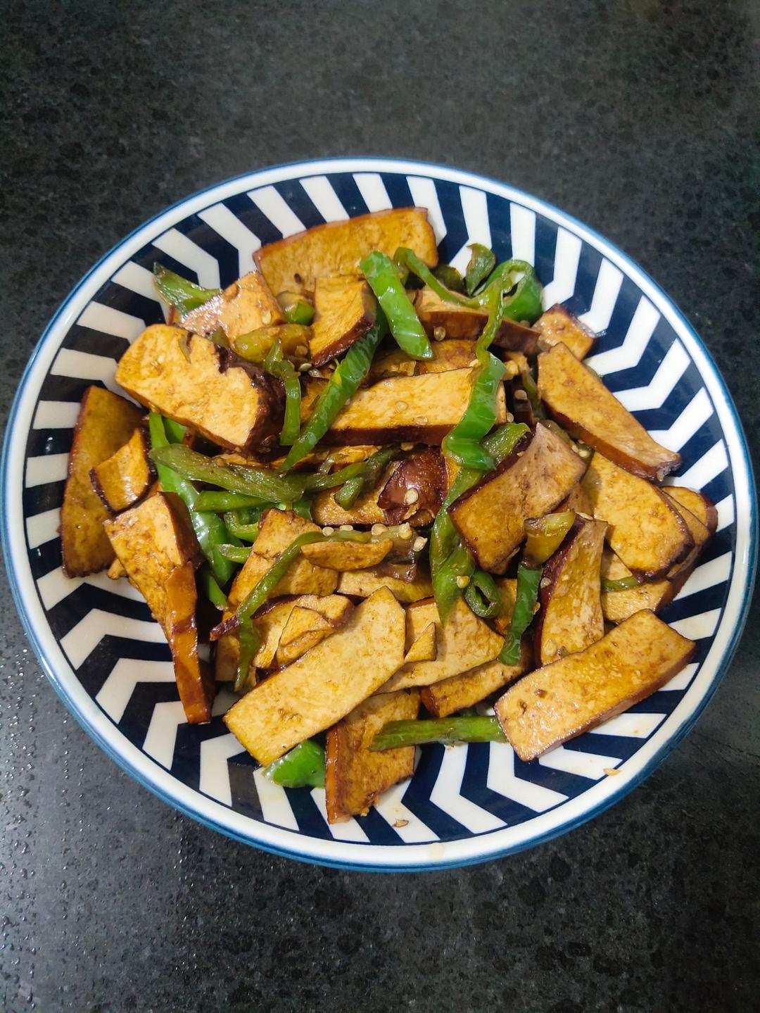 香干炒青椒