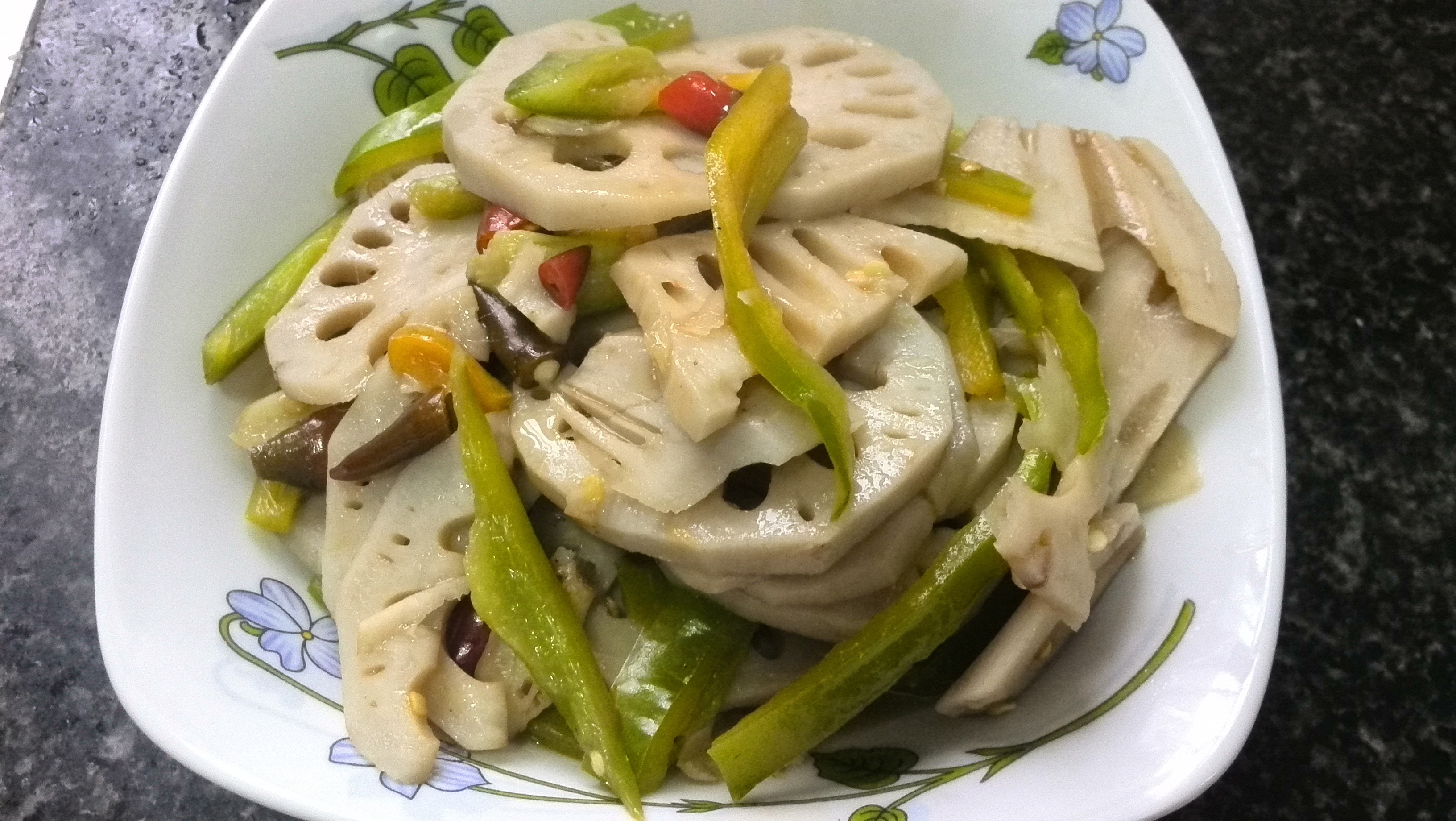 素炒藕片