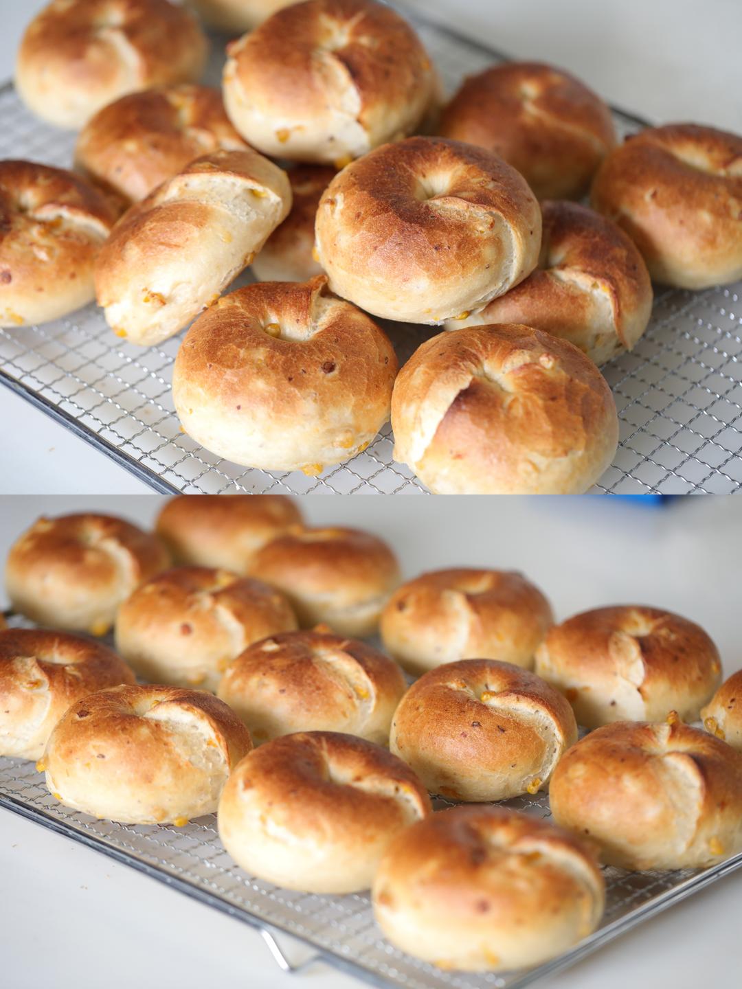 无油糖玉米贝果