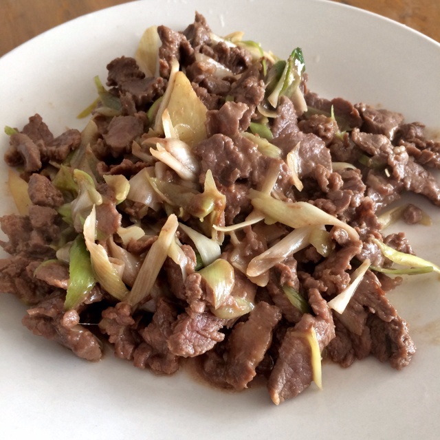 葱爆牛肉