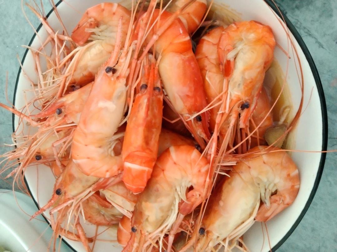 白灼大头虾