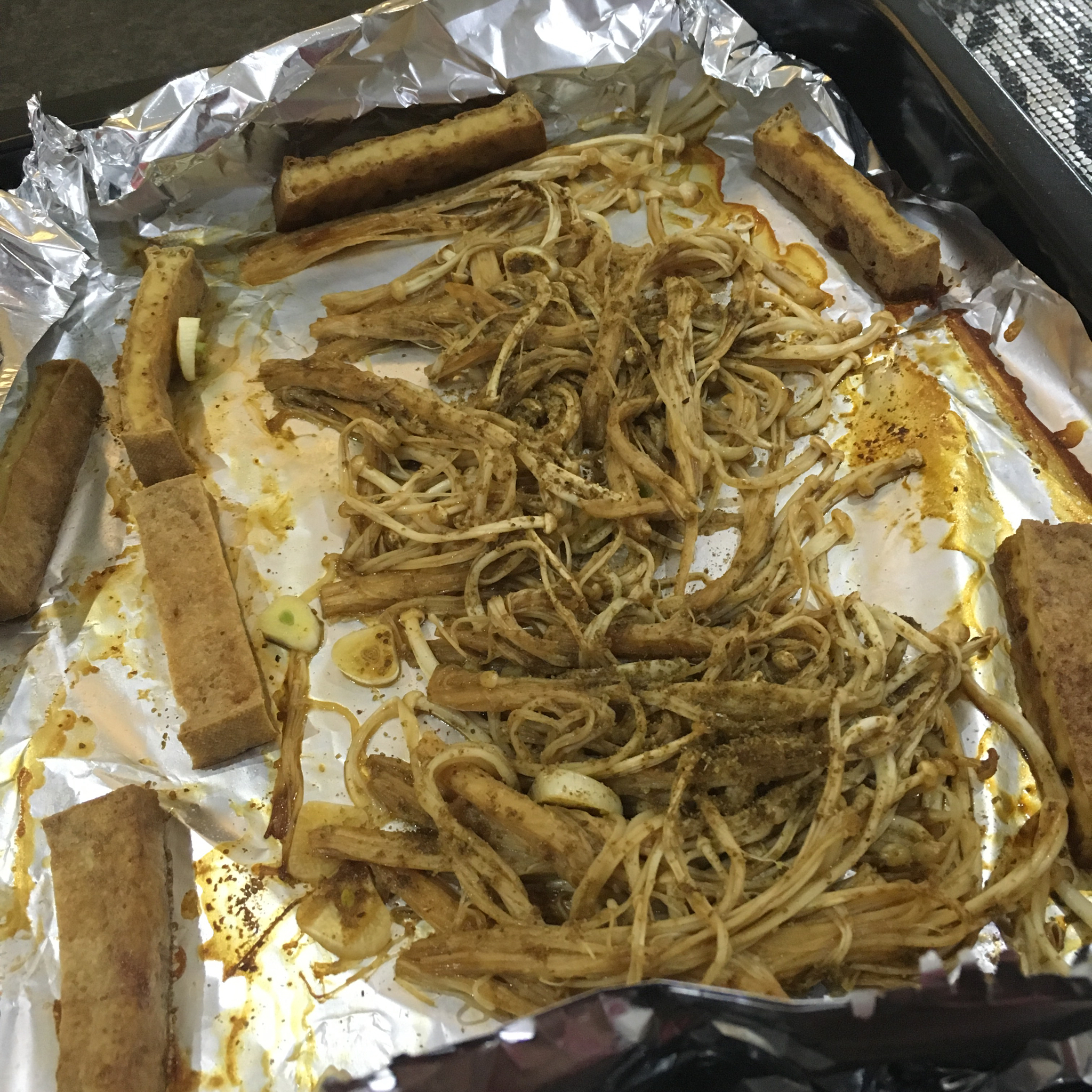 烤箱版 烤金针菇