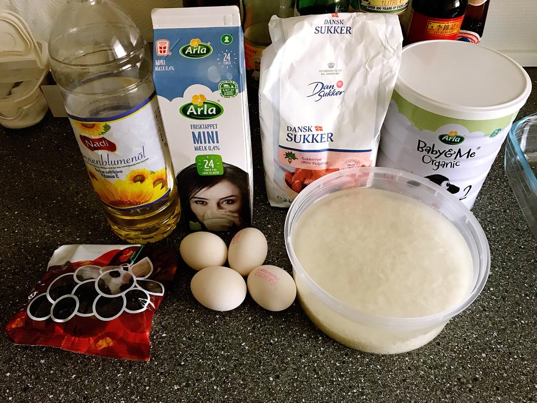 纯奶手撕吐司的做法 步骤1