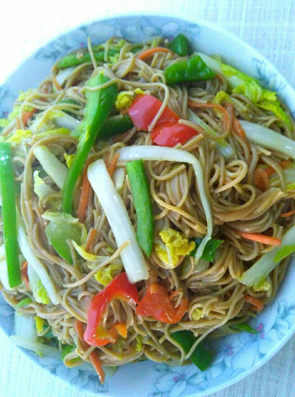 榆树饸烙面——炒面的做法