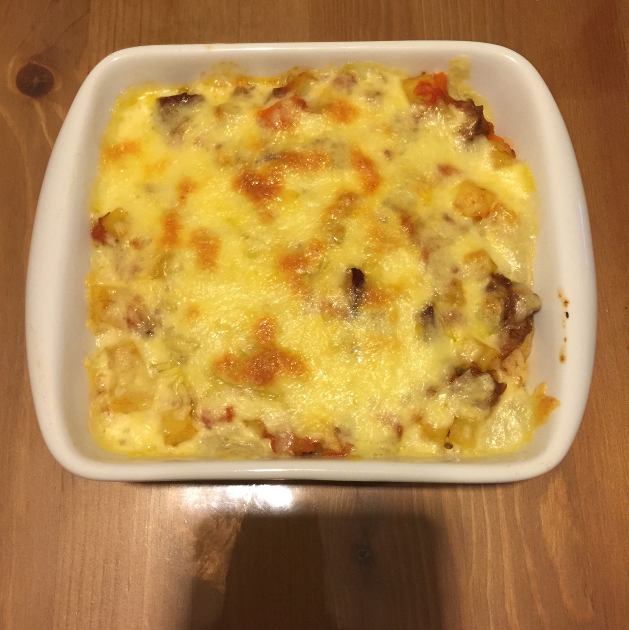 焦糖冬瓜汤做的番茄鸡肉浓情焗饭【两人份】