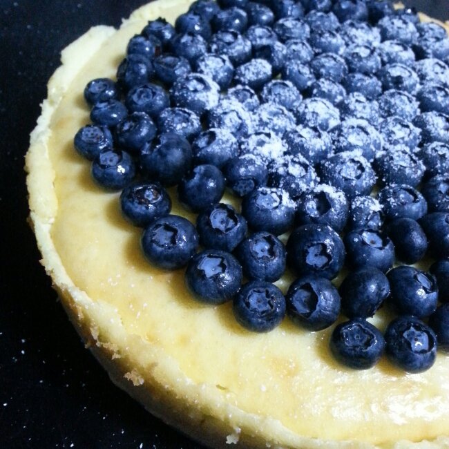 蓝莓酸奶乳酪塔