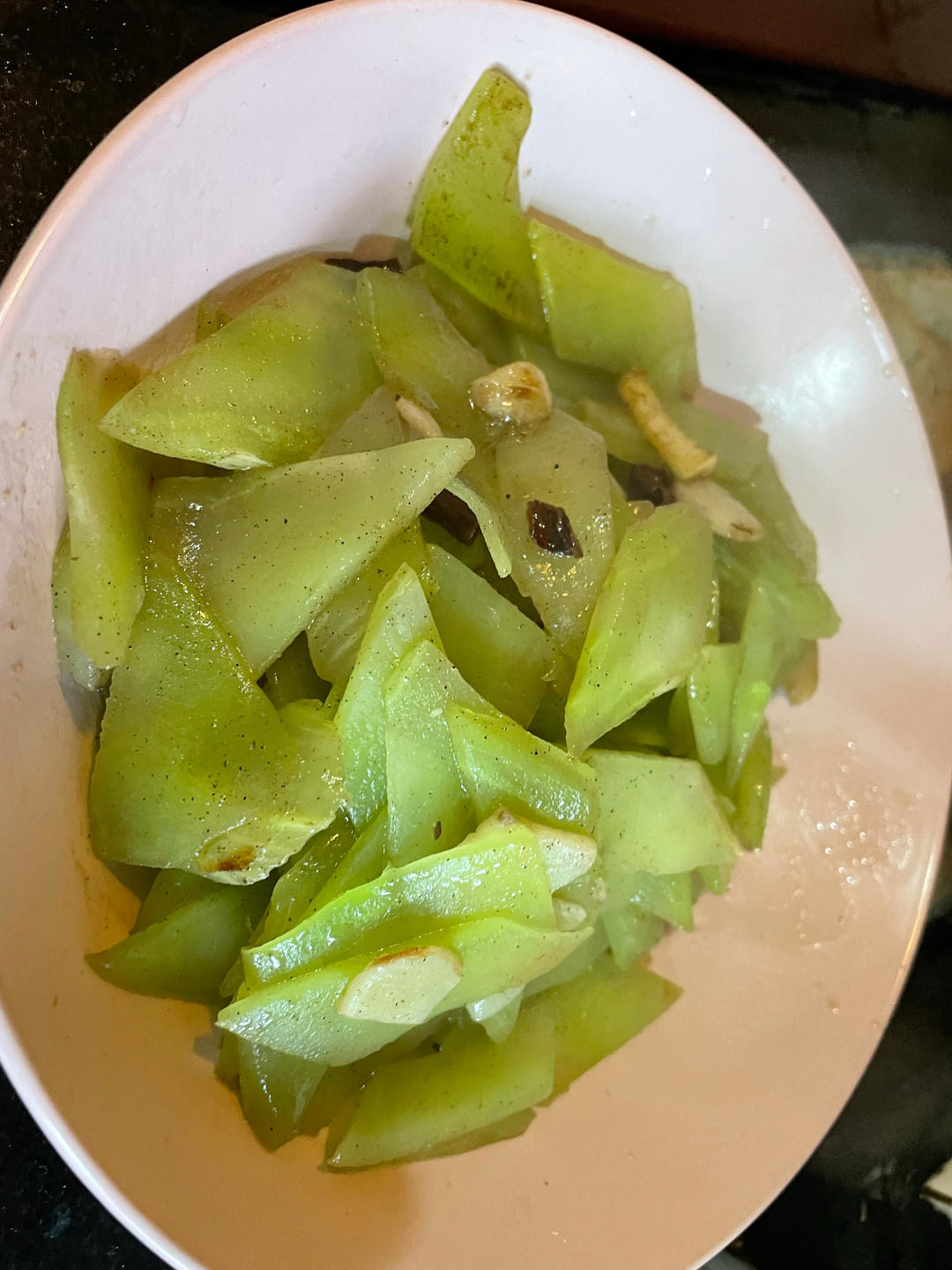 清炒莴笋