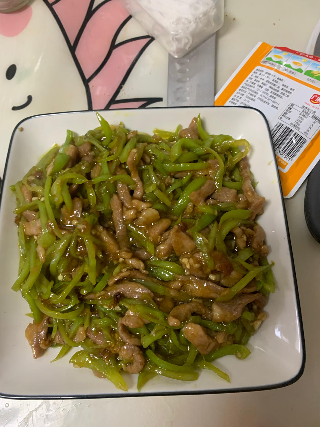 ‼️好吃到舔盘的青椒肉丝盖浇饭