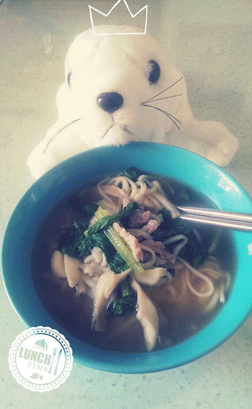 青菜肉丝面（懒人版）