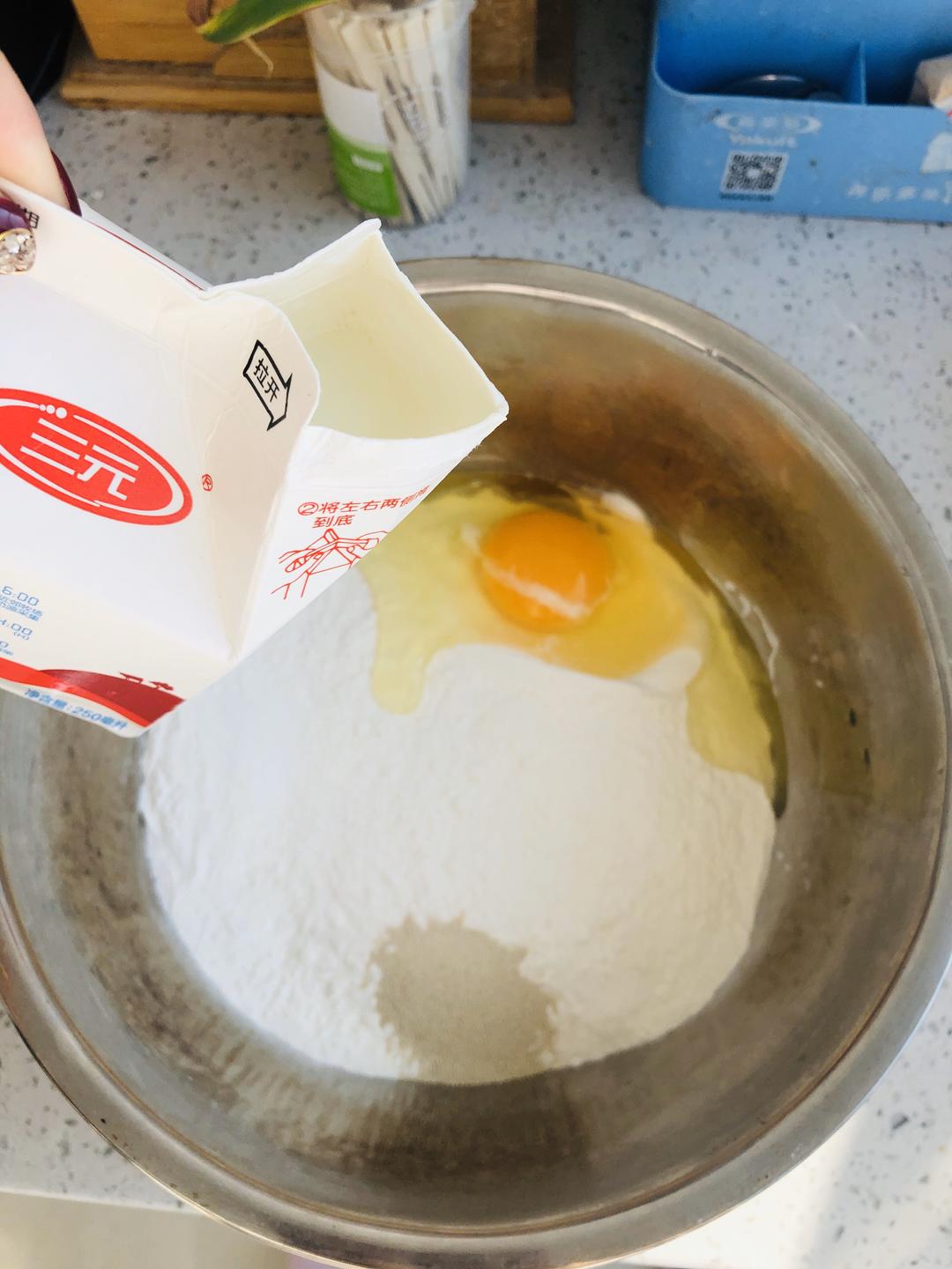 纯奶手撕吐司的做法 步骤1