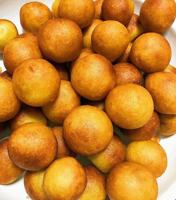 妈妈教炸的红薯丸子