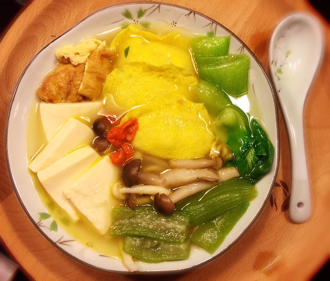 蛋饺菌菇抱蛋汤【食材包操作说明】
