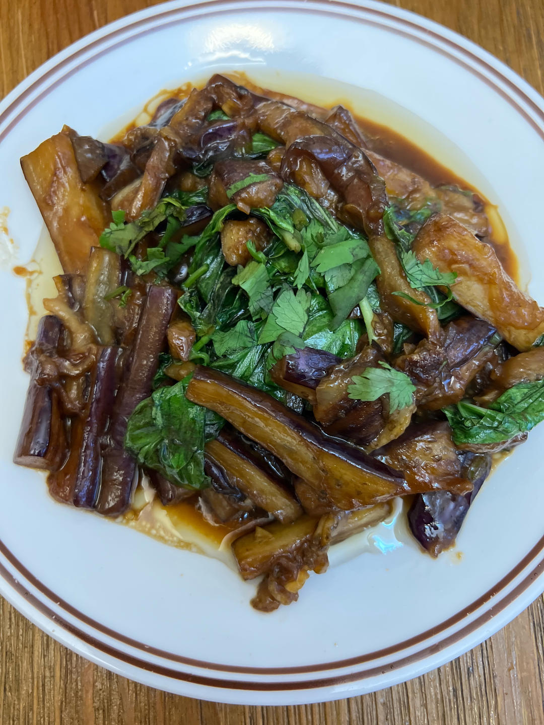 不用油炸的九层塔茄子