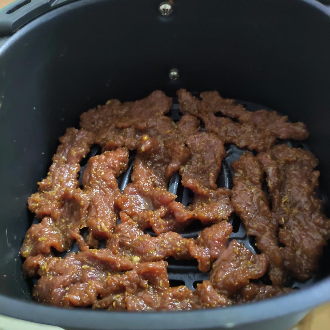 空气炸锅烤牛肉干