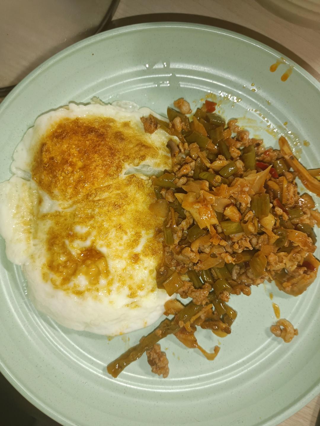 笋丁炒肉沫