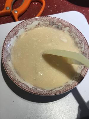 【豆乳麻糍】低卡无油无淀粉，生酮麻薯（洋车前子粉 微波炉版）-可做 豆乳酱的做法 步骤2