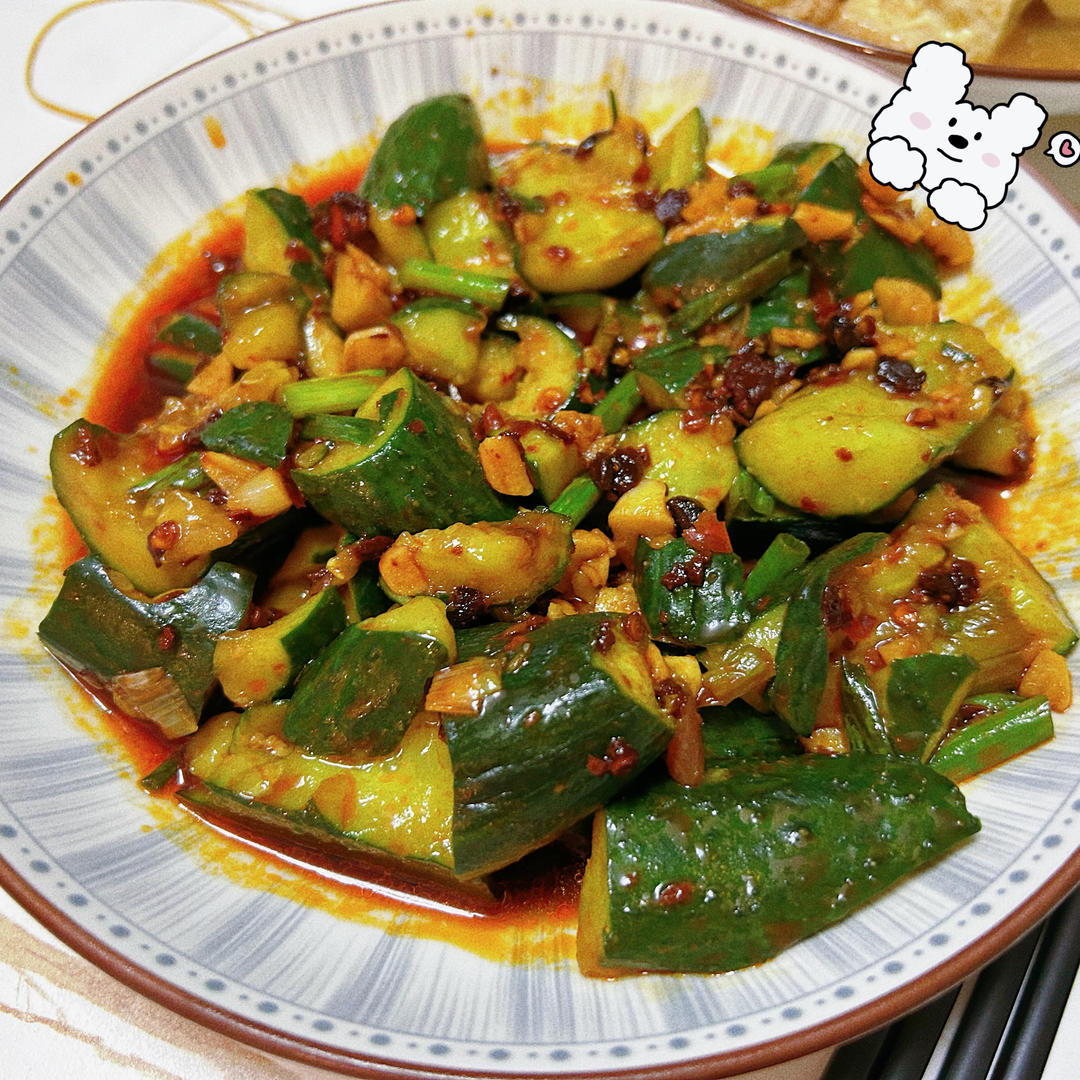 超简单凉拌黄瓜🥒（夏天必吃开胃菜😆）