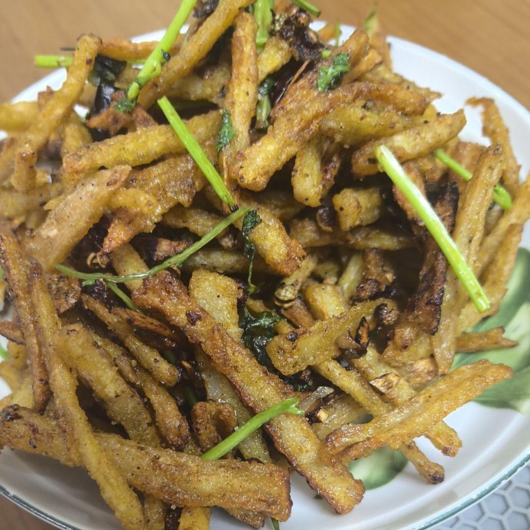 干煸藕条(好脆好脆)
