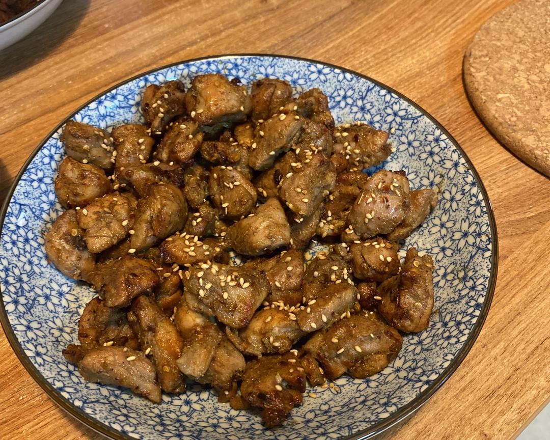 孜然鸡腿肉丁（空气炸锅版）