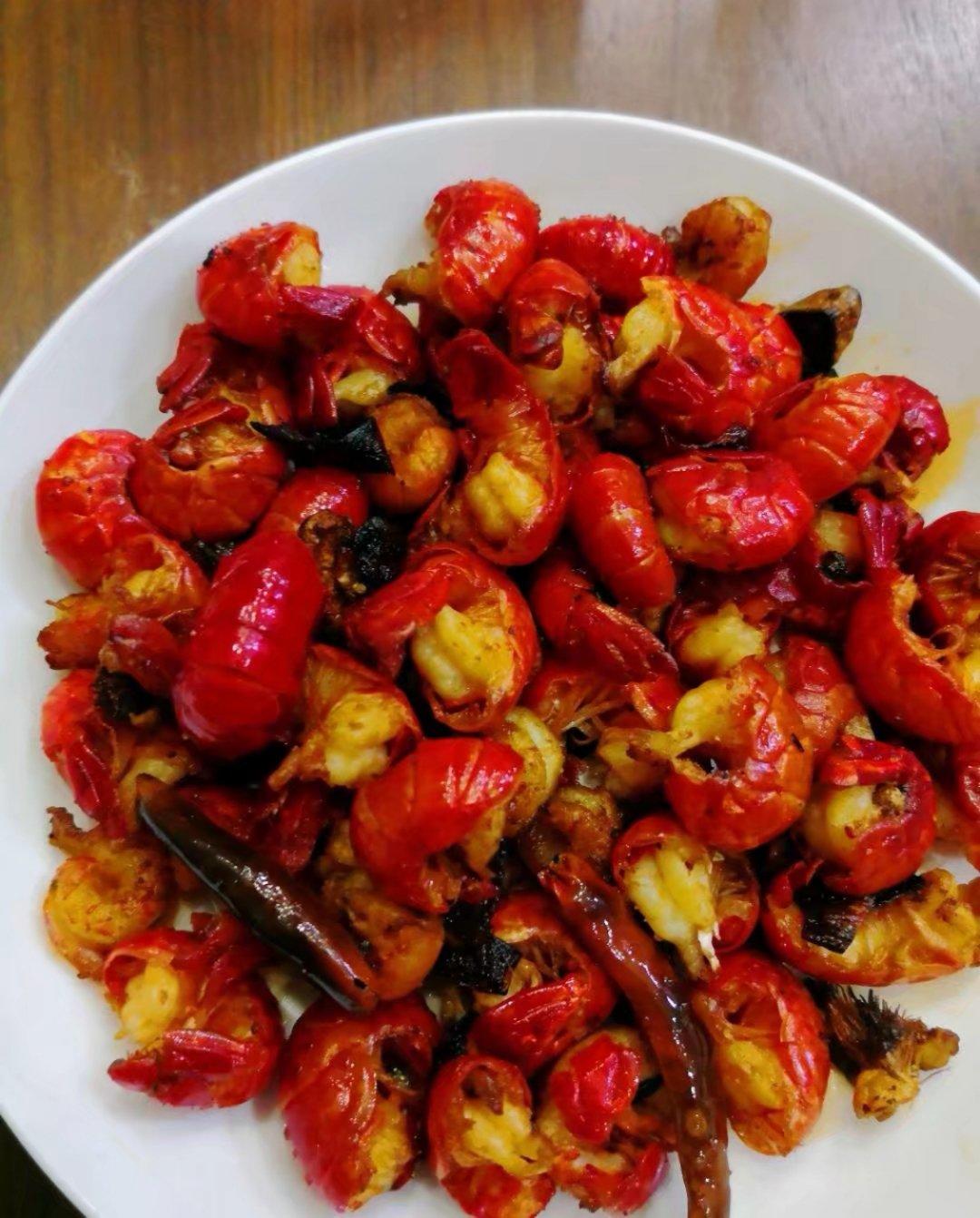 小贺贺贺贺做的新密炒虾尾