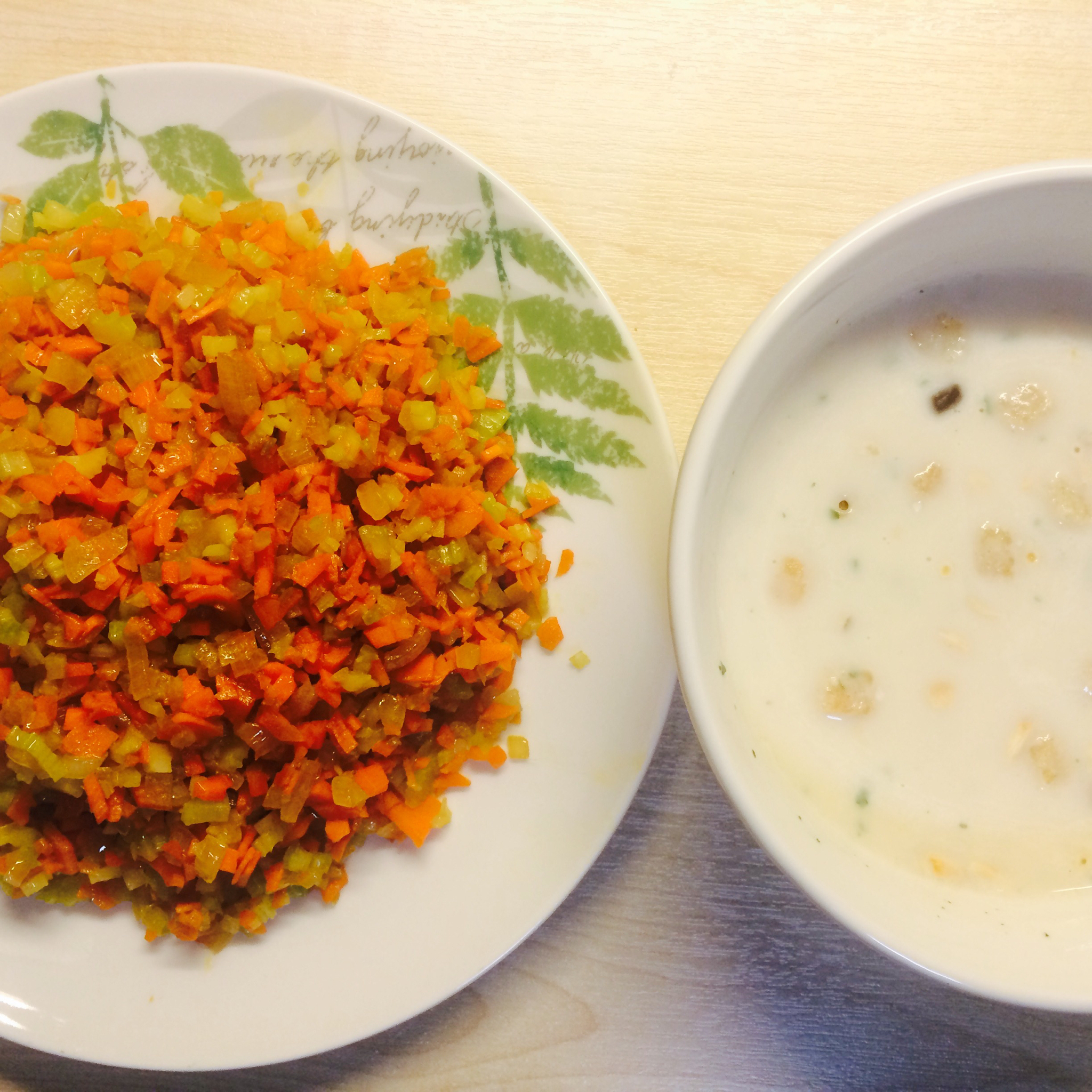 芹菜胡萝卜碎