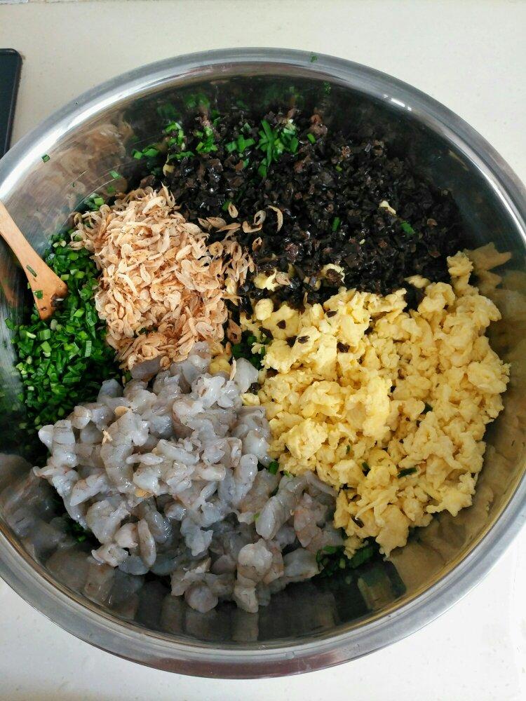 韭菜虾仁鸡蛋三鲜馅儿饺子家常版超详细