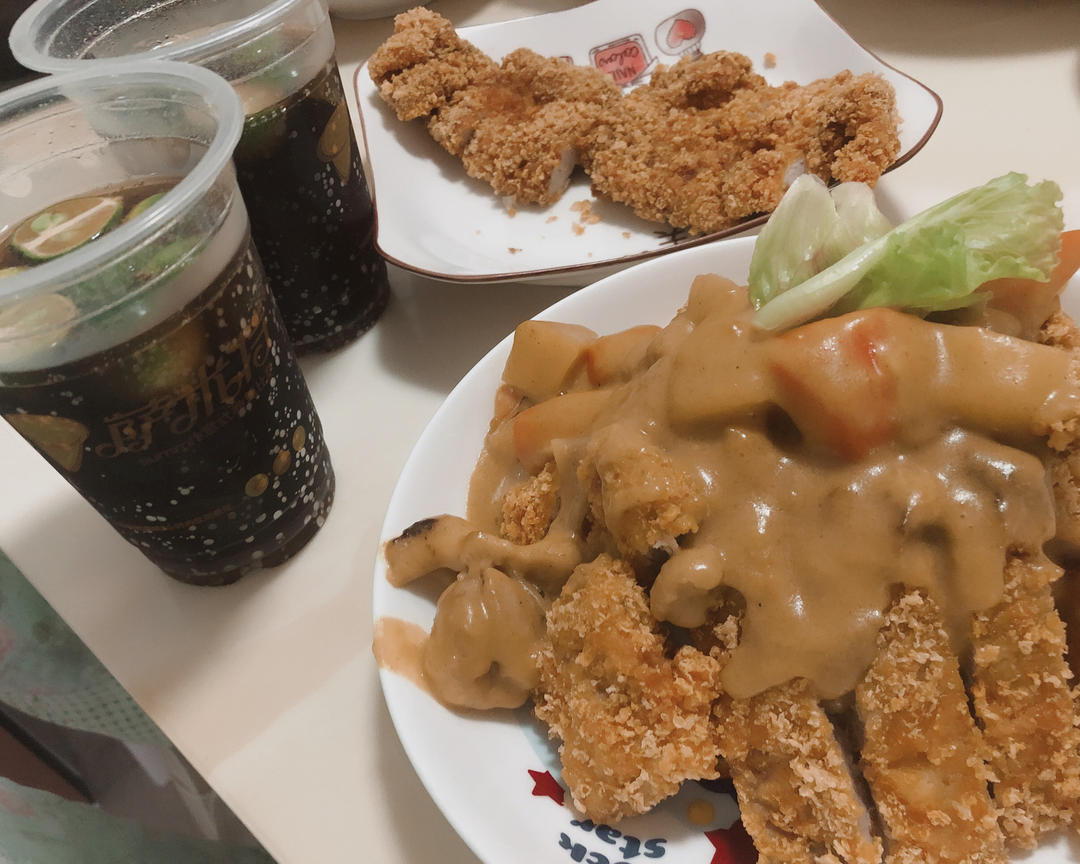🇯🇵日式炸猪排(附猪排淋酱及日式咖喱的做法)🇯🇵