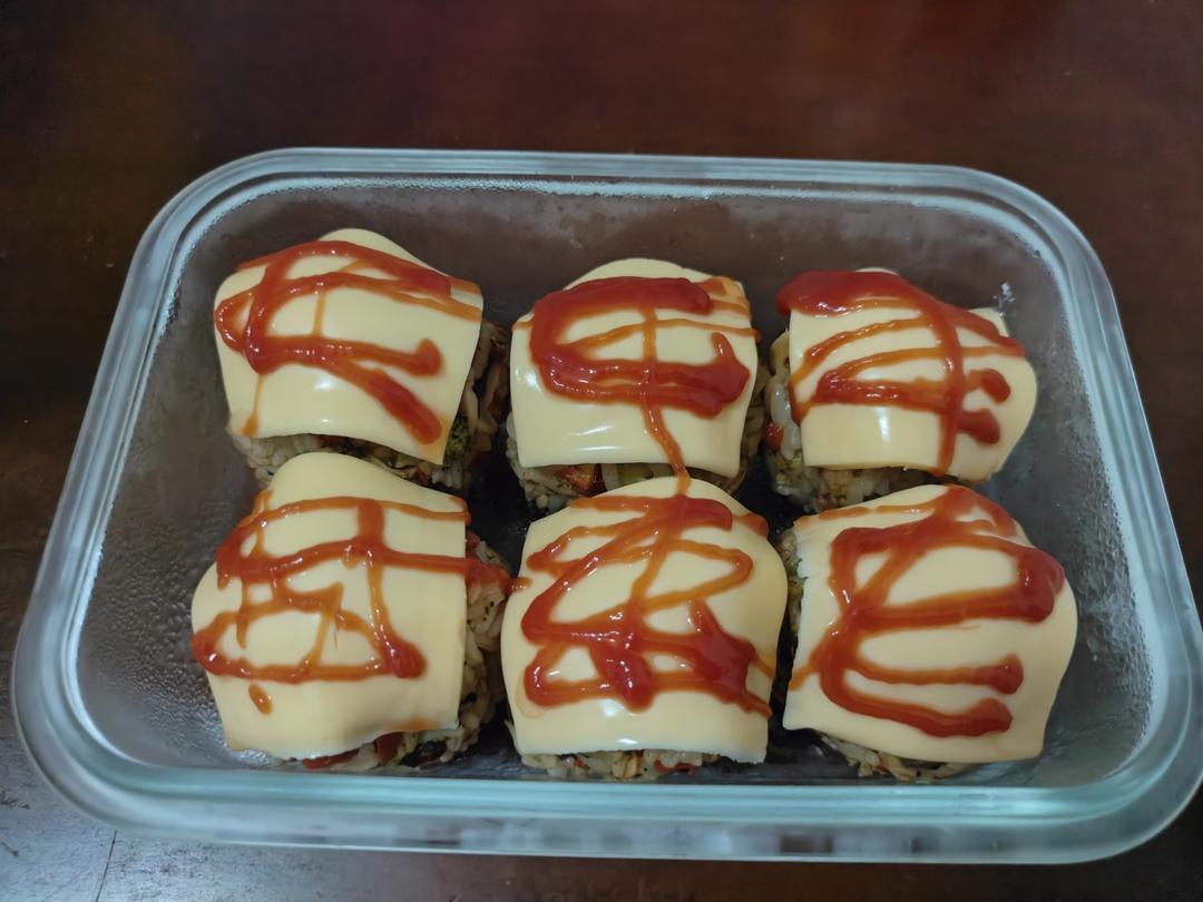 芝士就是力量【芝士肉松小饭团】