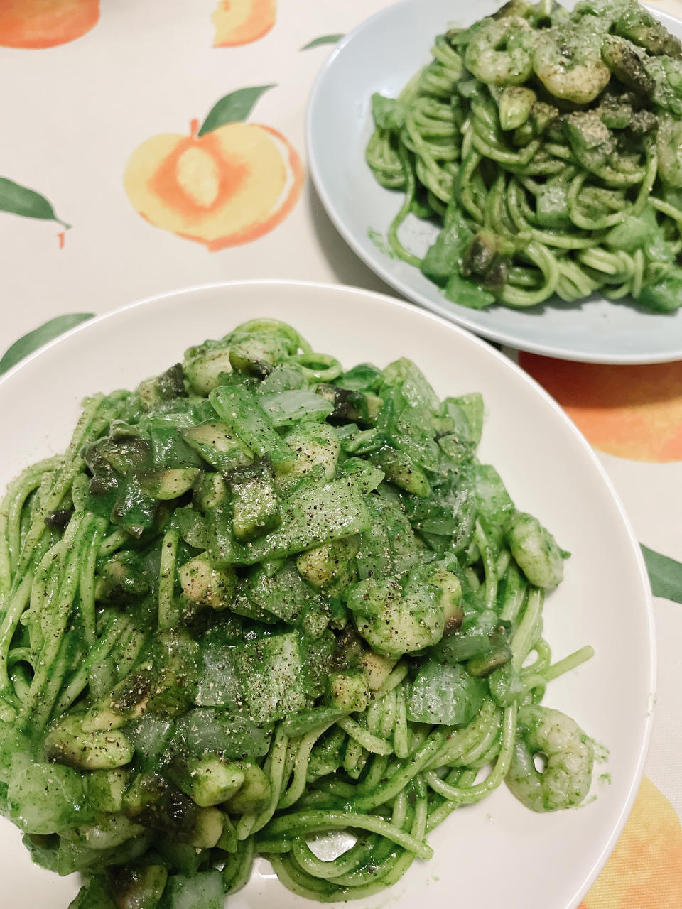 健康低卡吃意面——菠菜意大利面