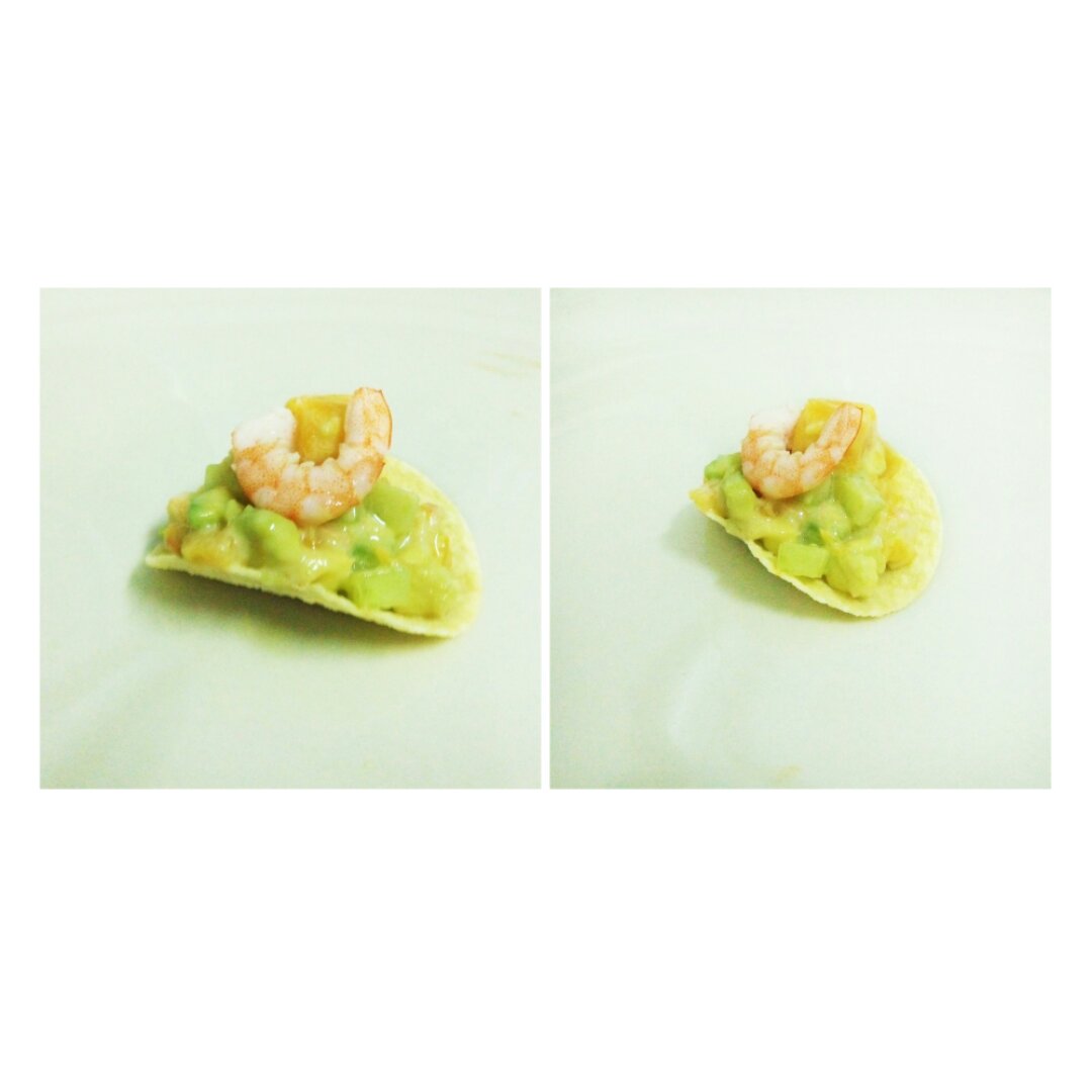 薯片牛油果大虾沙拉