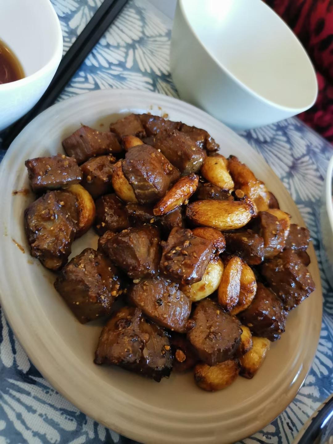 黑蒜子牛肉粒-津门秘方-家庭制作详细版