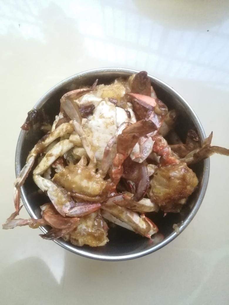 姜葱炒梭子蟹