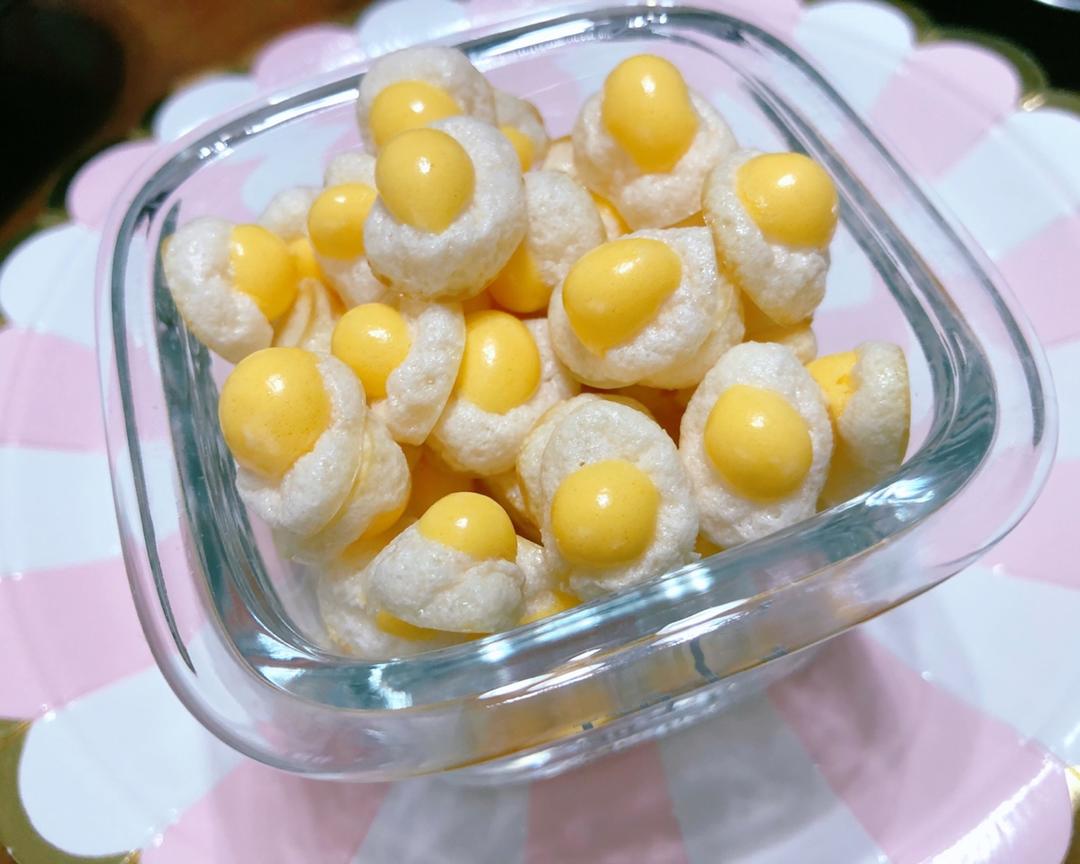 荷包蛋溶豆的做法