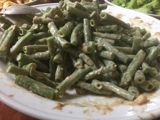 蒜泥麻酱拌豆角