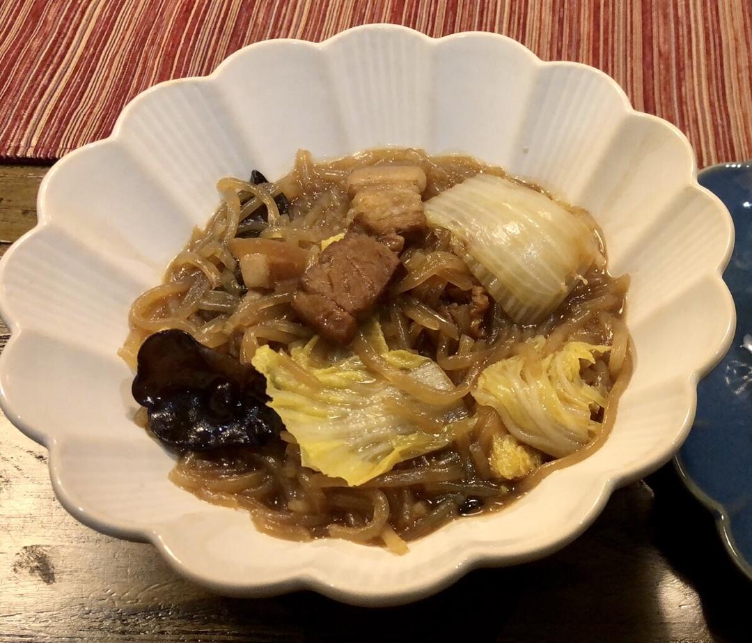 猪肉白菜炖粉条