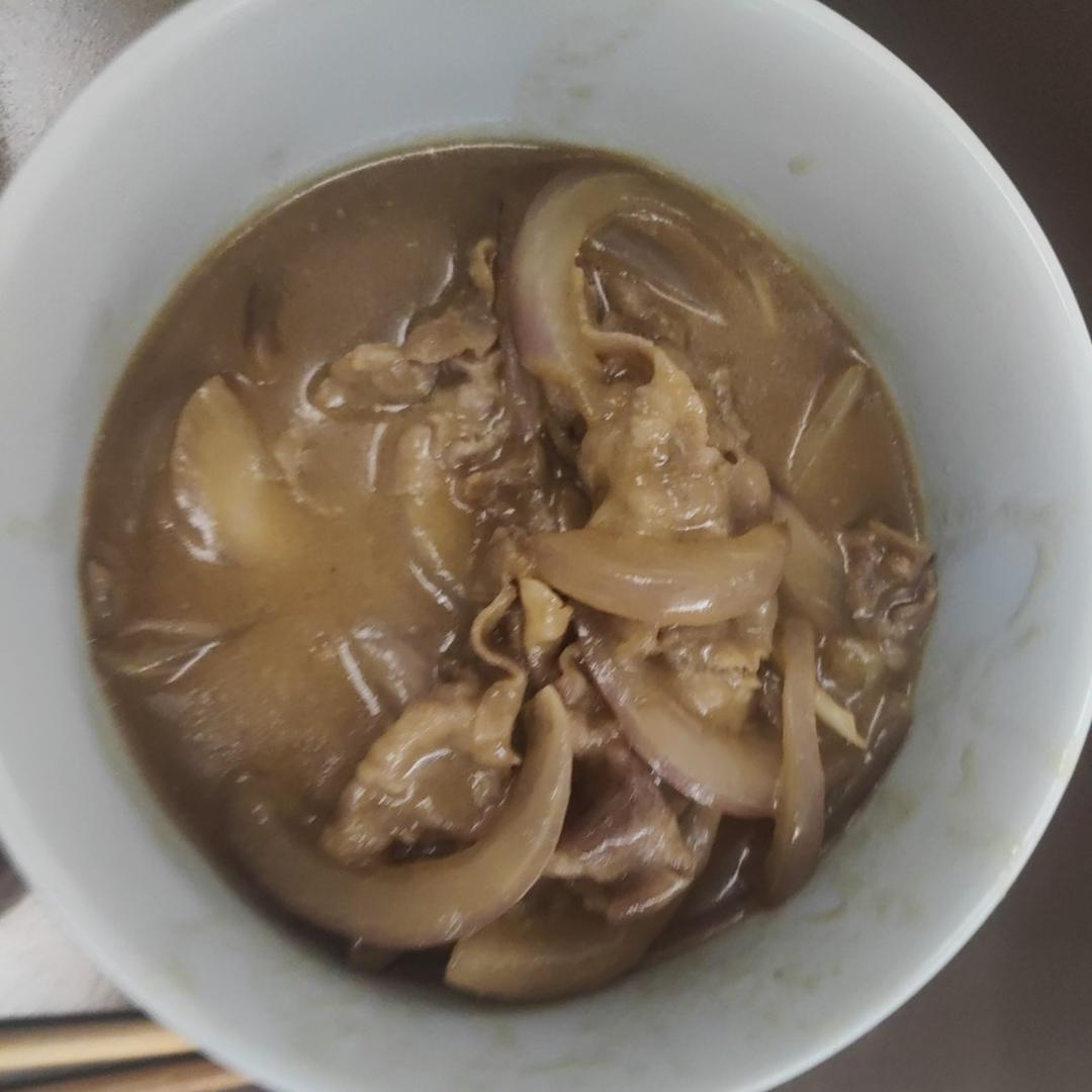 日式照烧肥牛                              模仿吉野家牛肉饭的牛肉版     自制家常照烧酱汁