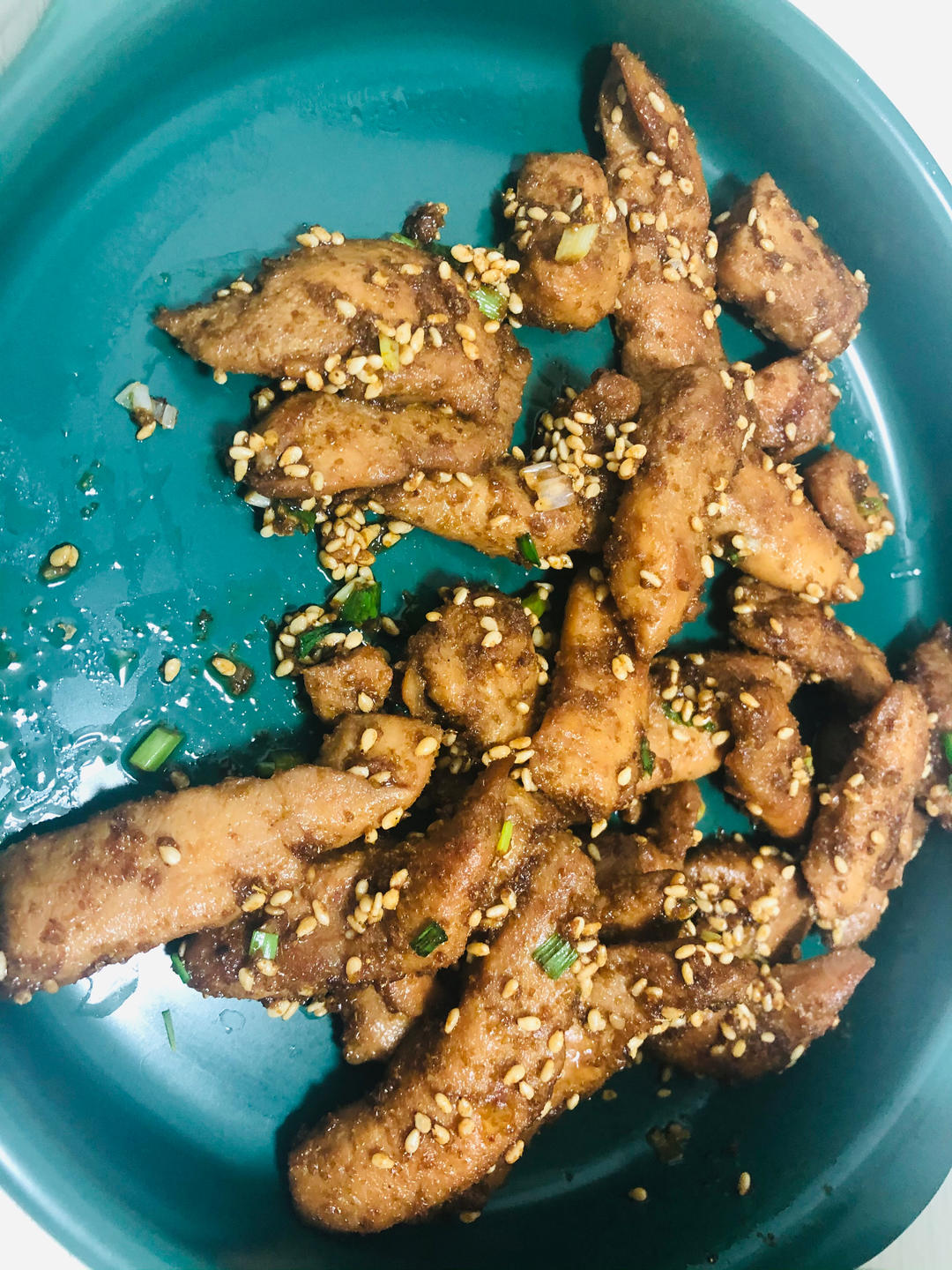 孜然煎鸡柳