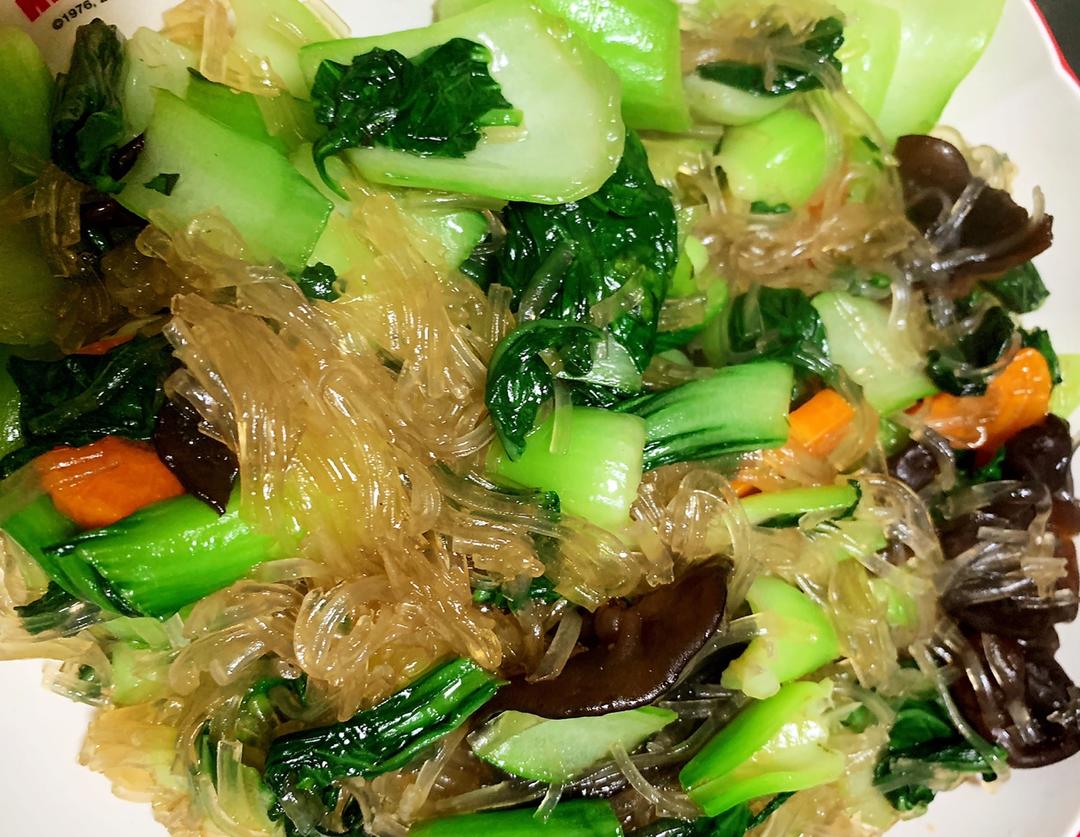 杂蔬炒地瓜粉丝
