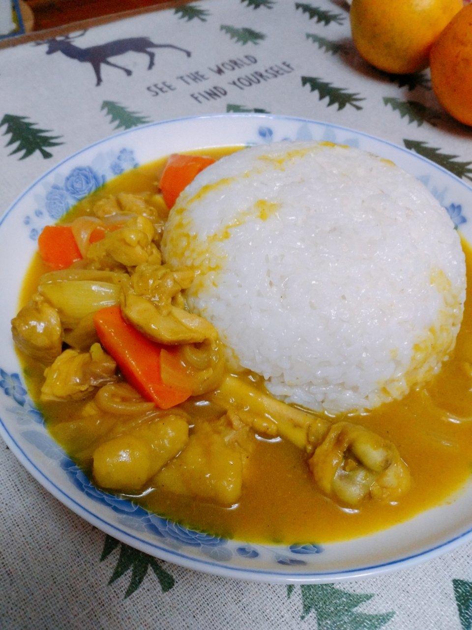 菲拉崽做的泰式椰浆咖喱鸡