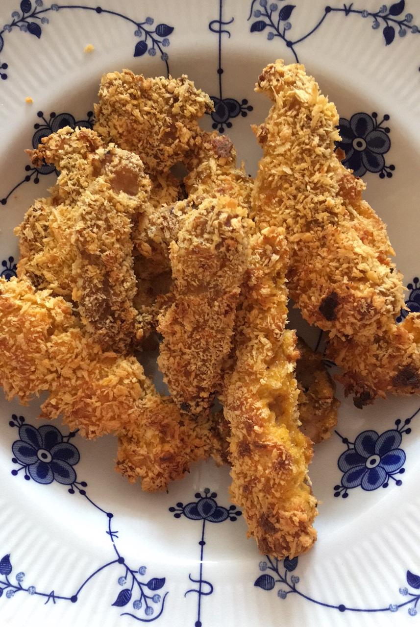 无油健康香酥鸡柳